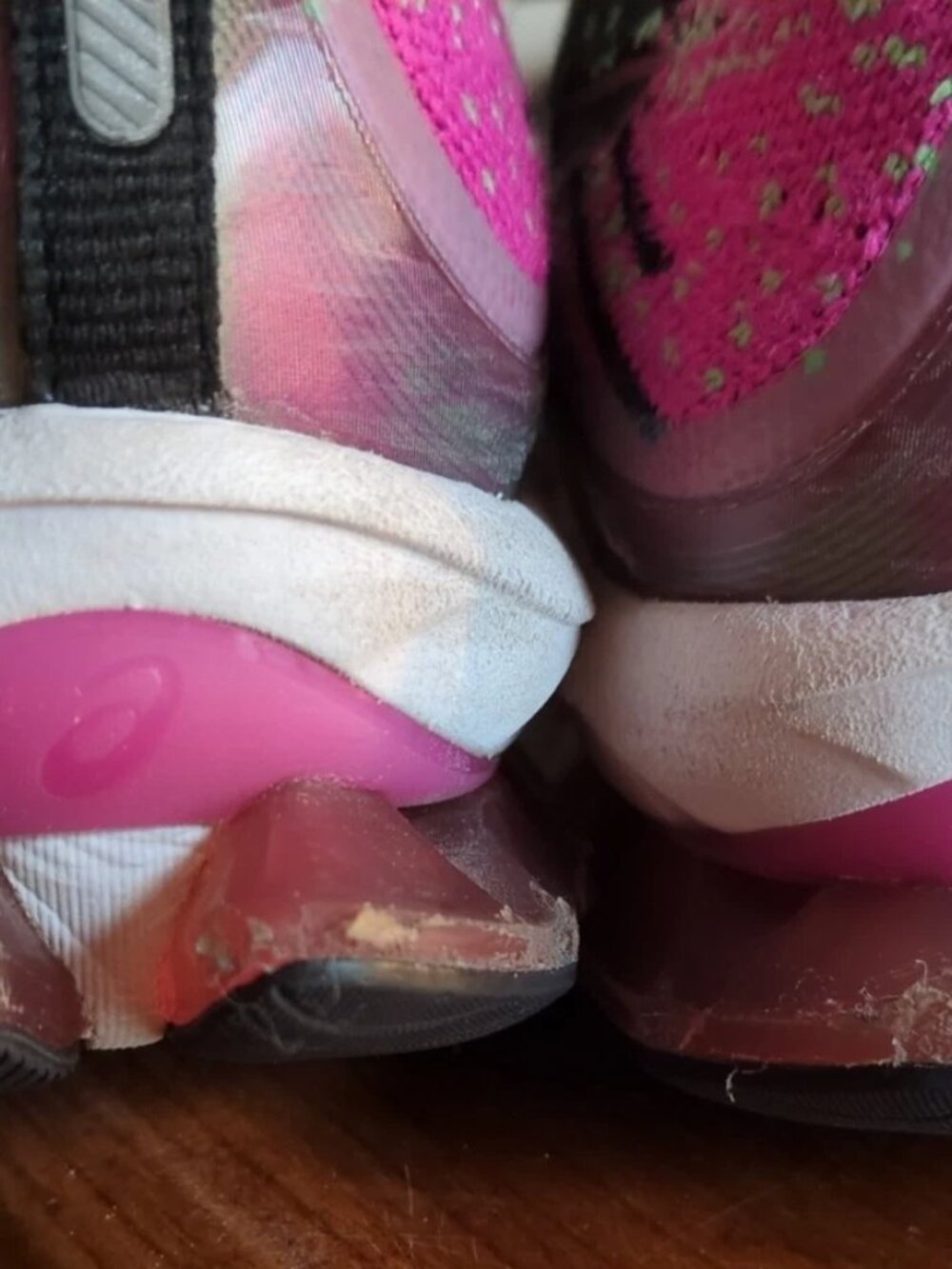 Asics Gel-Kinsei FF Blast Womens Size 9.5 Black Pink Rave Athletic Running Shoes - Picture 14 of 14